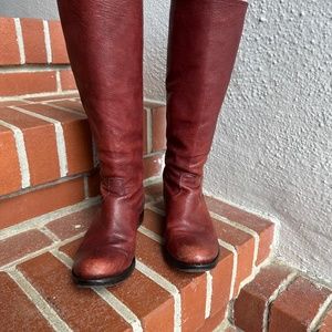 Frye Melissa Button Back Zip Knee Boots